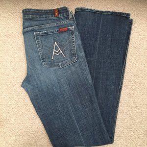 7 For All Mankind Straight Leg A Pocket Jeans 31